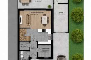 Exklusive Massive Neubau-Doppelhaushälfte hochwertige Ausstattung, Energieeffizient – Amselstraße 2, 45772 Marl-Hamm, Marl – Vorschaubild 4