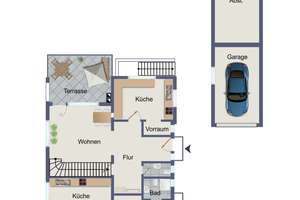 Traumhaus ! Viel Platz und vielseitige Nutzung – Ein-/Zweifamilienhaus mit sep. Whng. Carport/Garage – Die vollständige Adresse der Immobilie erhältst du vom Anbieter., 69514 Laudenbach – Vorschaubild 33
