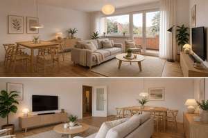 Zu Verkaufen! Frisch renovierte 3-Zimmer-Wohnung mit Balkon und Stellplatz/Garage in Mariendorf!