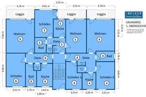 Kaarst-Vorst: Solide u. top gepflegt, MFH, 10 WE, 888m² Grdst., ca. 762m² W/NF – Neuss (Rhein-Kreis) – Vorschaubild 32