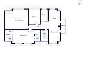 Lichtdurchflutetes Penthouse mit Potential – Die vollständige Adresse der Immobilie erhältst du vom Anbieter., 47249 Buchholz, Duisburg – Vorschaubild 11