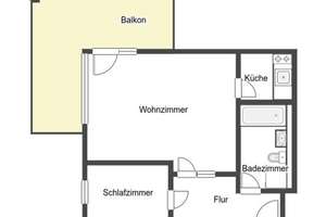 Vermietete 2-Zi.-Wohnung mit Eckbalkon und TG-Stellplatz in Dresden-Gompitz – Die vollständige Adresse der Immobilie erhältst du vom Anbieter., 1156 Gompitz, Dresden – Vorschaubild 10