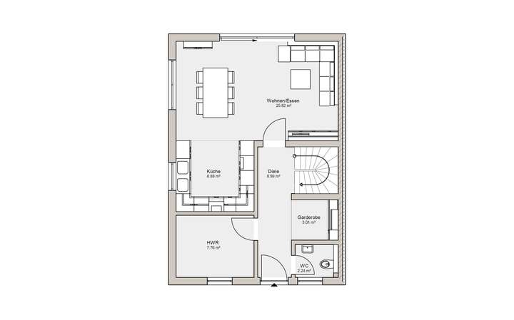 Grundriss Erdgeschoss