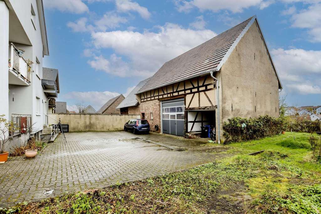 Immobilie in Ettlingen - Historische Sandsteinscheune mit Baugenehmigung in Topp Lage von Spessart - Bild 2