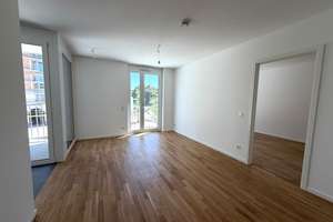 NEUBAU / ERSTBEZUG - Wohnen im Orplid! Helle  2- Zimmer Wohnung mit Loggia zu vermieten – Truderinger Str. 86d, 81673 Josephsburg, München – Vorschaubild 1