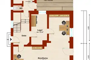 *Mitten im Zentrum*
Solides freistehendes Wohn- und Geschäftshaus mit Anbau, Garten und Garage – Altötting (Kreis) – Vorschaubild 25
