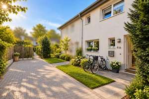 Sonniges Reihenmittelhaus mit Südterrasse und Garten in ruhiger Privatstrasse