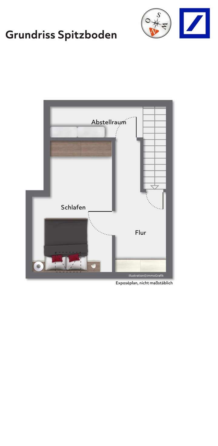 Grundriss Spitzboden