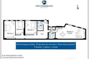 Flexibilität in Ku'Damm nähe: 4-Zimmer oder zweimal 2-Zimmer! – Joachim-Friedrich-Str. 9, 10711 Halensee, Berlin – Vorschaubild 3