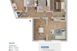 Kreuzviertel | 4 Zimmer + Balkon | Teilsaniert + neue Fenster | Promenadennähe | Glasfaseranschluss – Die vollständige Adresse der Immobilie erhältst du vom Anbieter., 48147 Kreuz, Münster – Vorschaubild 6