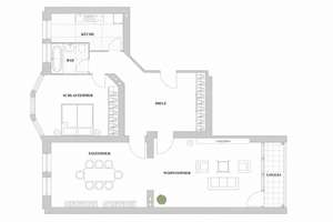 Repräsentative Altbauwohnung im Zooviertel – großzügig geschnitten, mit hohen Decken und Aufzug – Die vollständige Adresse der Immobilie erhältst du vom Anbieter., 40239 Düsseltal, Düsseldorf – Vorschaubild 13