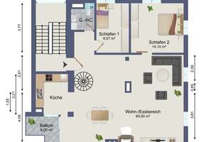 Maisonettewohnung mit Kamin, Dachterrasse & Tiefgarage! – Die vollständige Adresse der Immobilie erhältst du vom Anbieter., 20357 Sternschanze, Hamburg – Vorschaubild 10