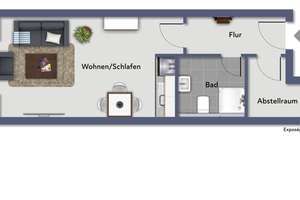 Lichtdurchflutetes Apartment in zentraler Lage – Die vollständige Adresse der Immobilie erhältst du vom Anbieter., 47799 Cracau, Krefeld – Vorschaubild 7