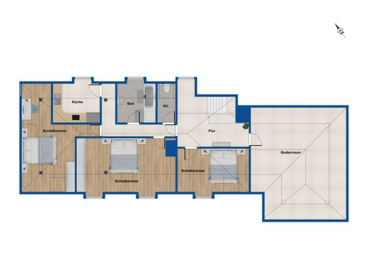 Grundriss Obergeschoss