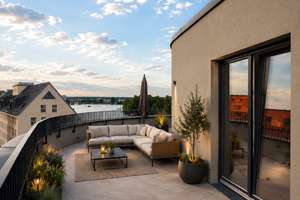 Einzigartige 2-Zimmer-Penthouse-Wohnung mit großer Dachterrasse und sensationellem 180°-Havelblick! – Die vollständige Adresse der Immobilie erhältst du vom Anbieter., 13585 Hakenfelde, Berlin – Vorschaubild 8