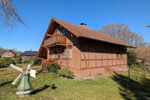 Blockhaus trifft modernen Wohnkomfort – Die vollständige Adresse der Immobilie erhältst du vom Anbieter., 21781 Cadenberge – Vorschaubild 4