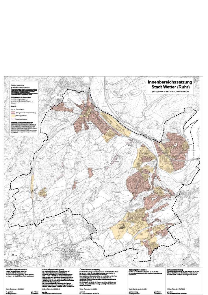 Innenbereichssatzung Wetter...