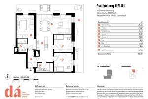 Hochwertiges Zuhause mit 4 Zimmern in zentraler Lage – Die vollständige Adresse der Immobilie erhältst du vom Anbieter., 64283 Mitte, Darmstadt – Vorschaubild 4
