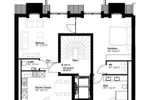 Das Weserstadion fest im Blick: exklusives Neubau-Penthouse mit Dachterrasse – Die vollständige Adresse der Immobilie erhältst du vom Anbieter., 28207 Hastedt, Bremen – Vorschaubild 6