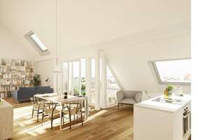 Loftfeeling im Neubau: 3-Zi-Eigentumswohnung, Dachterrasse nahe Maschsee | ERSTBEZUG 2027 – Dieterichsstraße 33B, 30159 Mitte (Ortsteil), Hannover – Vorschaubild 3