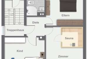 Wohnen und Arbeiten unter einem Dach: 2-3-Familienhaus mit großem Flächenangebot – 51375 Schlebusch, Leverkusen – Vorschaubild 8