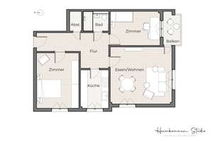 Hochwertig renovierte 3-Zimmer-Wohnung mit Balkon und Weitblick in Stuttgart-Weilimdorf – Schildkrötenweg 2, 70499 Bergheim, Stuttgart – Vorschaubild 28