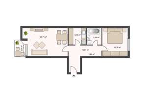 Bezugs- und Barrierefrei | Balkon | Duplex-Stellplatz | 2 Zimmer in Gohlis – 4157 Gohlis-Mitte, Leipzig – Vorschaubild 17