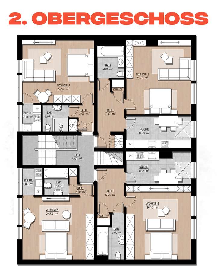 Grundriss_2. Obergeschoss