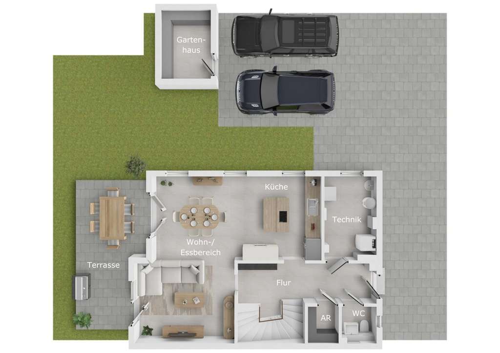 Immobilie in Spardorf - Modern wohnen im Grünen - Neuwertige KfW 55 Doppelhaushälfte nahe Uttenreuth - Bild 2