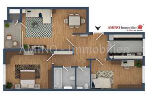 Zentrale 3-Zimmerwohnung I ca. 86m² I Balkon I Garage I Broicher Mitte  I bezugsfrei ab 01.07.2026 – Prinzeß-Luise-Straße 18, 45479 Broich, Mülheim an der Ruhr – Vorschaubild 16