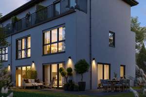 Courtagefrei & effizient: Neubau-Mittelreihenhaus mit Dachterrasse & Carport in Hamburg-Meiendorf