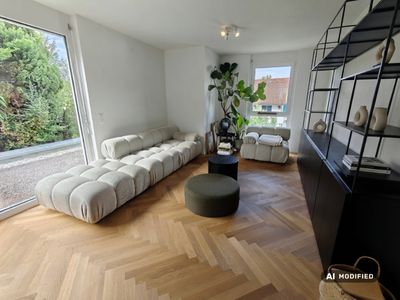 Hochwertige 3-Zimmer-EG-Wohnung mit Gartenanteil, Aufzug und Tiefgaragenstellplatz in Top Lage vo...
