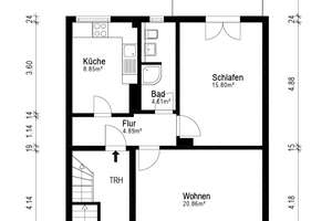 zwei vermietete 2 Zi + Dachbodenanteil als Ausbaureserve in 2 Familienhaus mit Garten – Die vollständige Adresse der Immobilie erhältst du vom Anbieter., 30519 Waldheim, Hannover – Vorschaubild 12