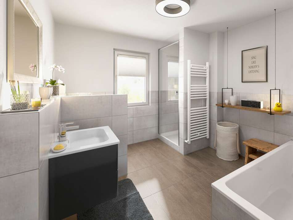 Wohnbeispiel Badezimmer