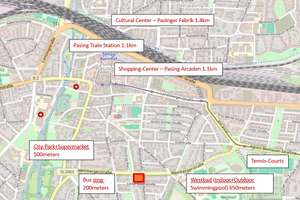 Helles Vollmöbliertes Penthouse Apartment in Neubau (3 Zimmer/121qm+Parking+Gym-Room) [ENG+DE+ESP] – Weinbergerstraße 61, 81241 Pasing, München – Vorschaubild 29