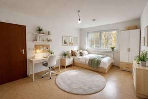 Durch Erbpacht bezahlbar: Große 3,5-4,5-Zimmer-Wohnung+moderne Einbauküche+hochwertige Korkböden – Die vollständige Adresse der Immobilie erhältst du vom Anbieter., 80992 Alt-Moosach, München – Vorschaubild 12