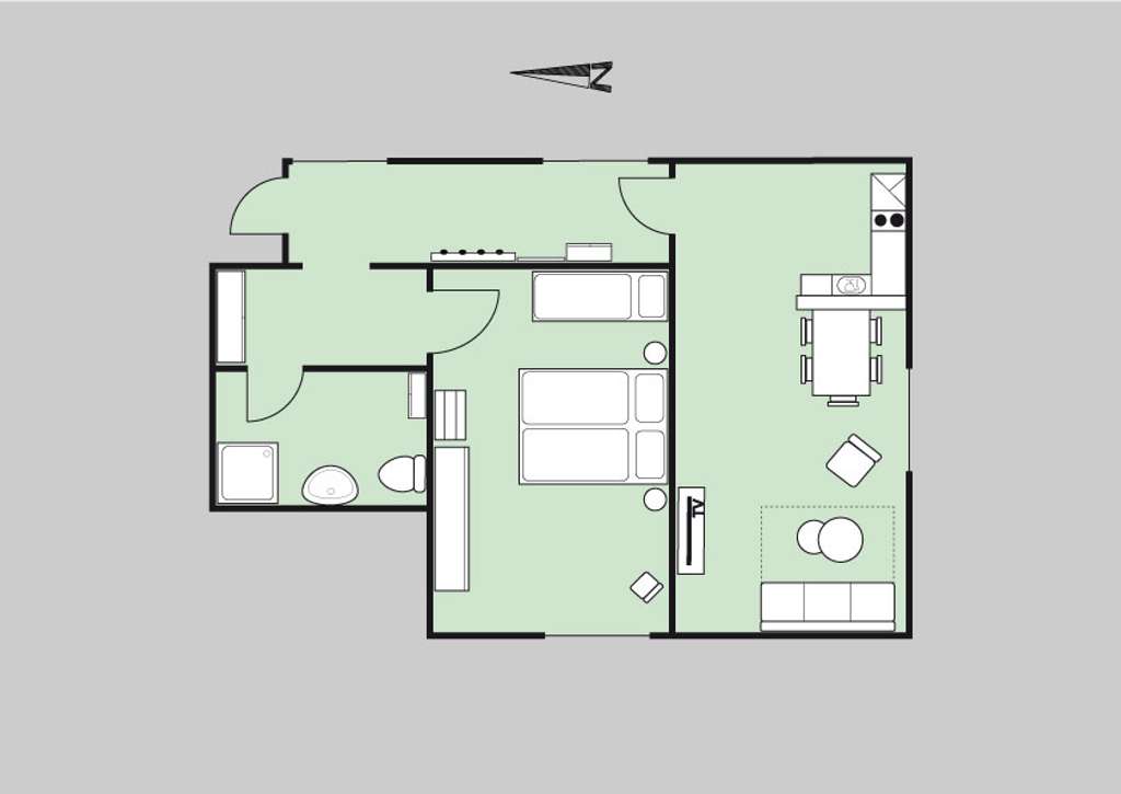 Immobilie in Stechlin - Helle 2-Zimmer Wohnung in Neuglobsow - Bild 4