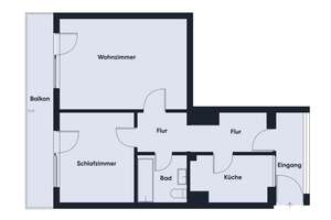 2-Zimmer-Wohnung mit Loggia und Garage – Die vollständige Adresse der Immobilie erhältst du vom Anbieter., 67655 Innenstadt Ost, Kaiserslautern – Vorschaubild 8