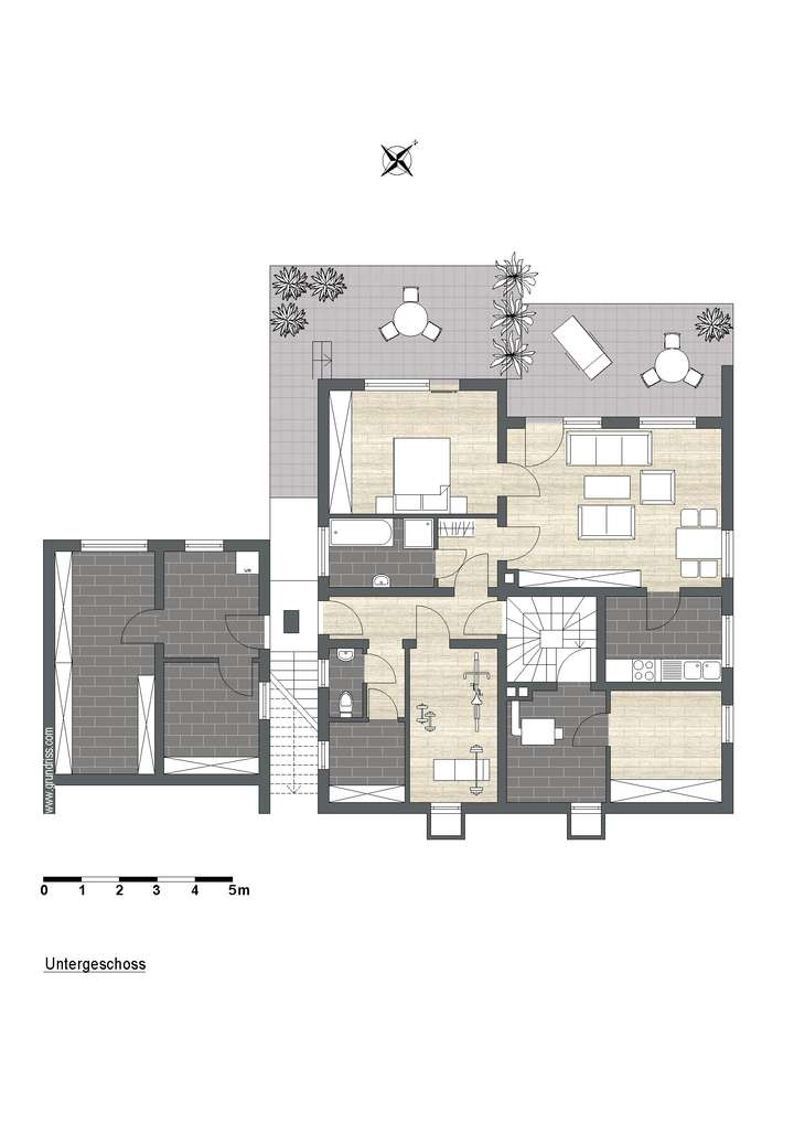 Untergeschoss Grundriss 