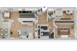 Hoch hinaus: Stilvolle Wohnung mit Fernsicht – Die vollständige Adresse der Immobilie erhältst du vom Anbieter., 70599 Asemwald, Stuttgart – Vorschaubild 23