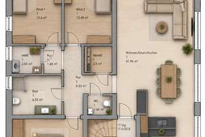 ⭐ Exklusive Neubau-Eigentumswohnung | KfW 40 | Bochum-Stiepel – Die vollständige Adresse der Immobilie erhältst du vom Anbieter., 44797 Stiepel, Bochum – Vorschaubild 3