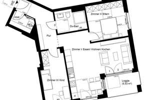 Neubau, Top 3 Zimmer-Wohnung mit Balkon, Einbauküche, TG-Stellplatz – Bergstraße 81a, 50999 Sürth, Köln – Vorschaubild 25