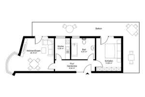 Langfristig vermietete 2-ZKB inkl. XXL-Terrasse & Stellplatz! – Die vollständige Adresse der Immobilie erhältst du vom Anbieter., 34125 Wesertor, Kassel – Vorschaubild 27
