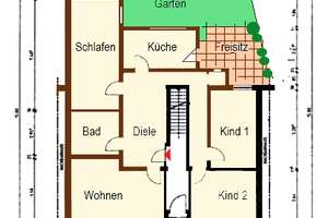Große Eigentumswohnung mit Gartenanteil in zentraler Lage Stadtmitte Hagen – Die vollständige Adresse der Immobilie erhältst du vom Anbieter., 58095 Mittelstadt, Hagen – Vorschaubild 3