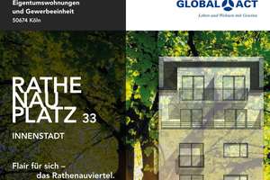 Wohnen am Rathenauplatz – moderne 2-Zimmer-Wohnung im Kwartier Latäng! WE 10