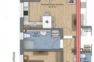 Stilvoll modernisiert: 2-Zimmer-Wohnung in Lippstadt