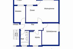 Zentral gelegen, grün wohnen – 3 Zimmer mit Loggia – Die vollständige Adresse der Immobilie erhältst du vom Anbieter., 38446 Hellwinkel, Wolfsburg – Vorschaubild 4
