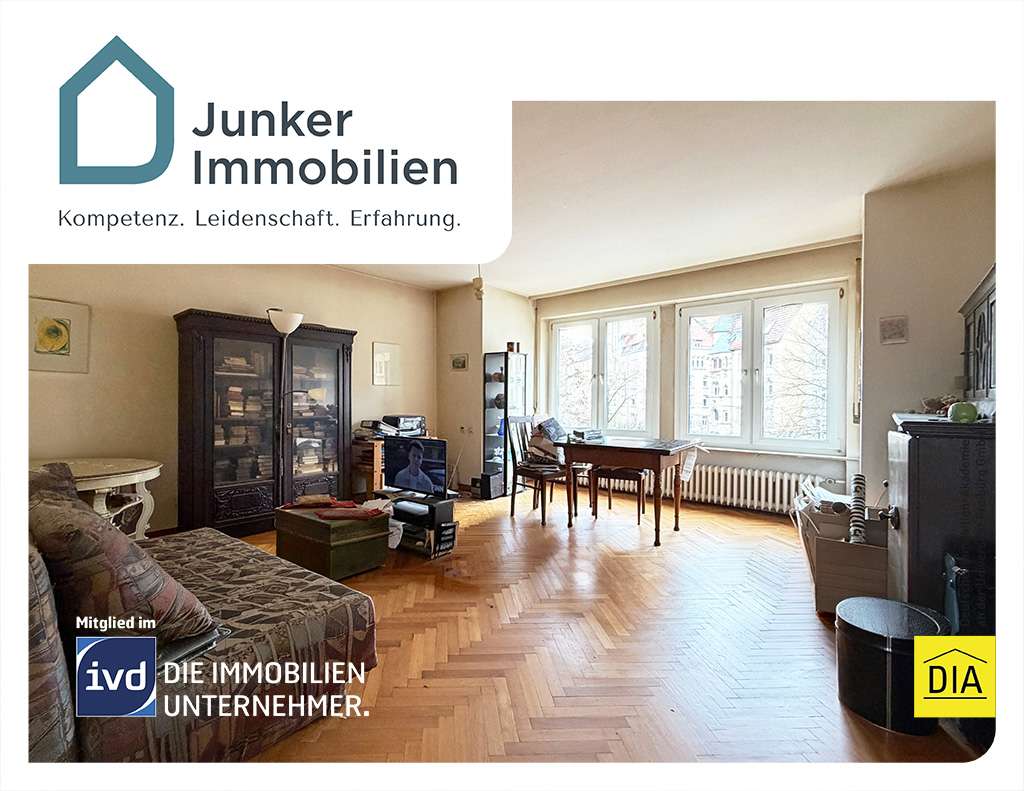 S-Süd: Altbaucharme trifft Potenzial – 4-Zi.-Wohnung mit Balkon, Stuttgart – Bild 1