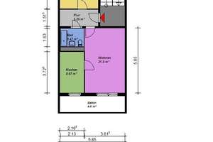 Neues Zuhause im Hochhaus auf dem Lindenberg! – Kirschenallee 7, 17033 Lindenbergviertel, Neubrandenburg – Vorschaubild 2