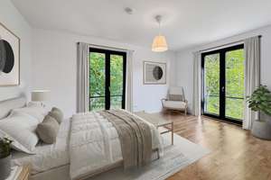 Bogenhausen-Oberföhring: Moderne, renovierte 3-Zi.-Wohnung nahe Isarhochufer (89 m², Süd-Balkon, TG) – Die vollständige Adresse der Immobilie erhältst du vom Anbieter., 81925 Oberföhring, München – Vorschaubild 3